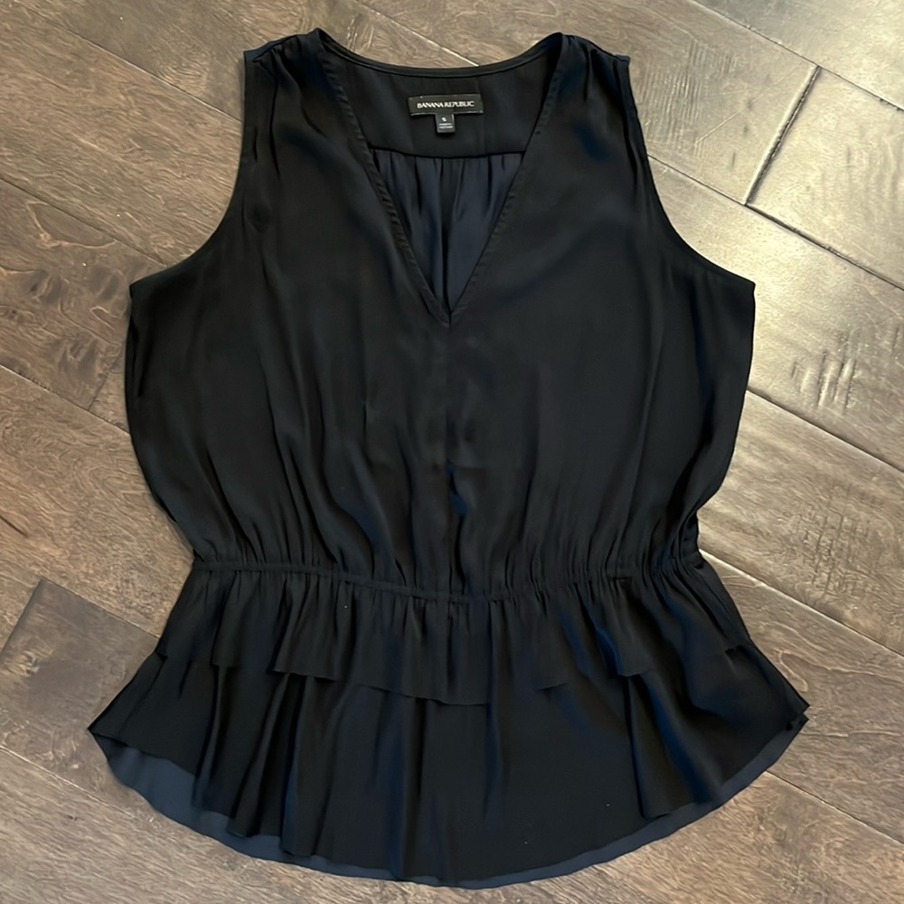 Banana Republic Sz Small Black Tank Top